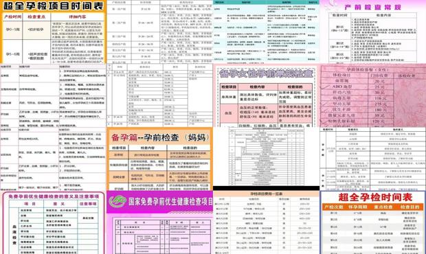 汕头孕前检查项目有哪些