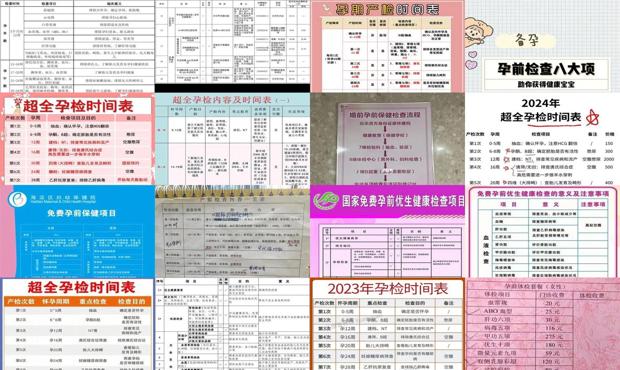 汕头孕前检查项